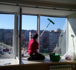 Мытье окон в однокомнатной квартире Гуково